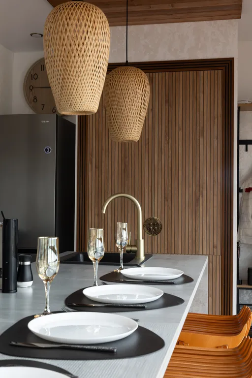 Коттедж Уютный стильный дом в стиле Джапанди — Аннино