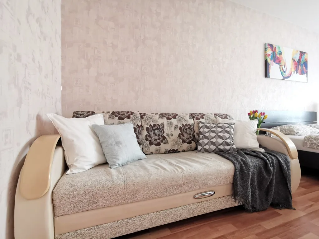 Уютная однокомнатная квартира с видом Волгу