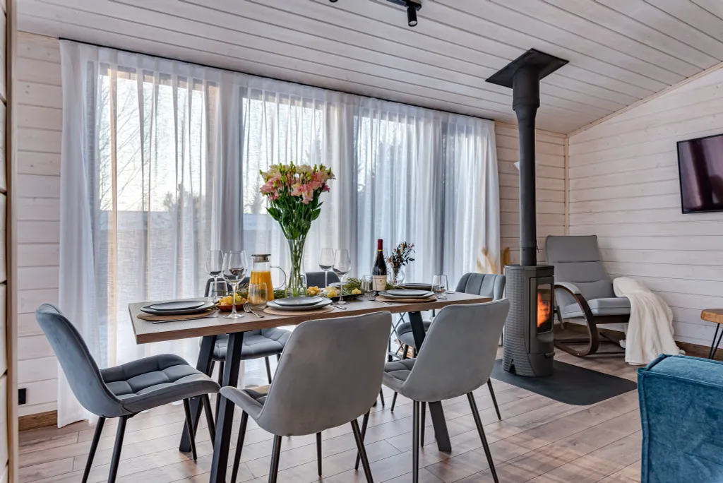 Коттедж Панорамный дом с сауной и камином — Семеновское