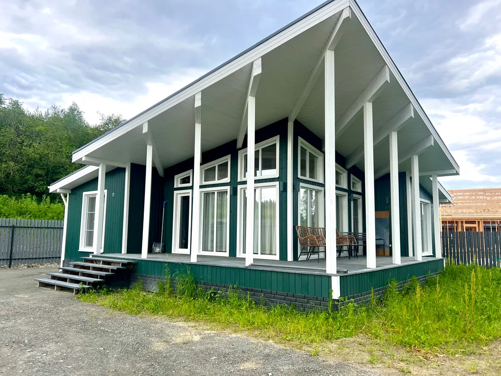 Коттедж Просторный дом Елка с панорамными окнами в тихом месте — аренда посуточно в Лахденкюля