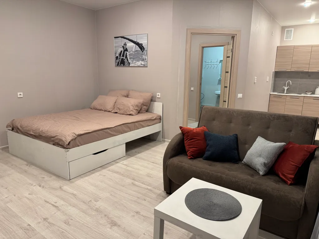 Квартира Квартира Студия с балконом для 4 гостей — Ярославль