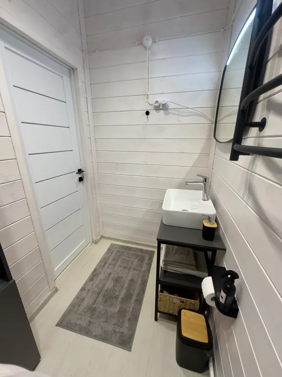 Коттедж Коттедж Уютный барнхаус с большими панорамными окнами — Архыз