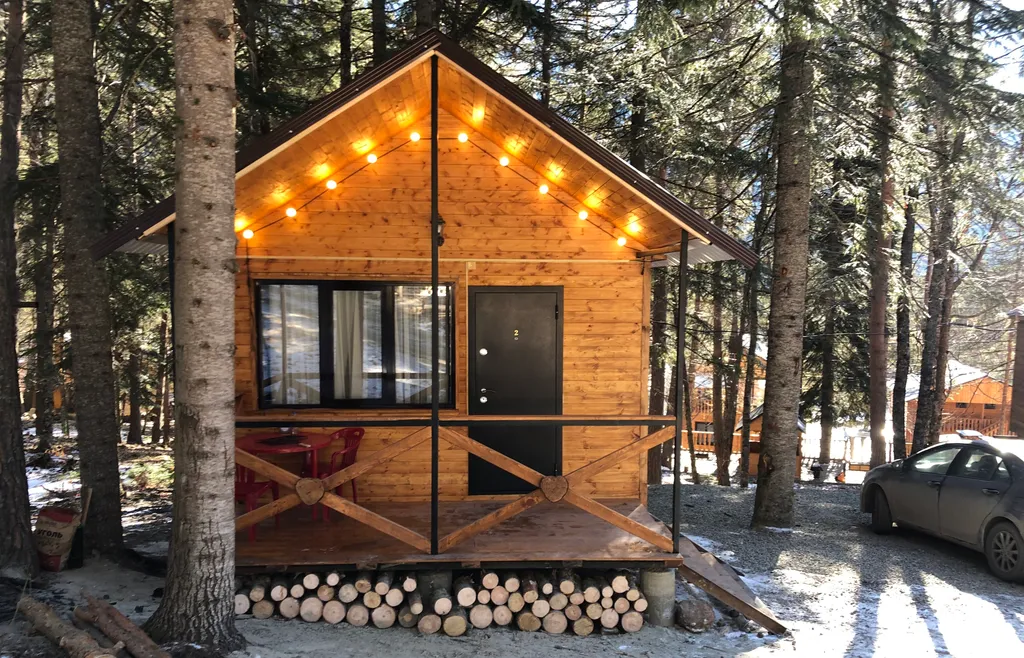 Коттедж 1-комнатный Дом — Архыз