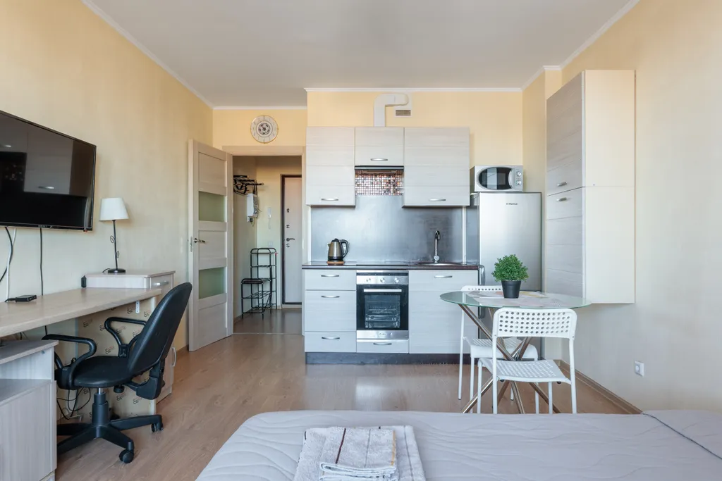 Квартира Квартира Sutki Rent с видом на Охту — Санкт-Петербург