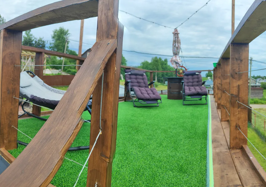 Дом 34m2 — чан, кухня, Wi-Fi