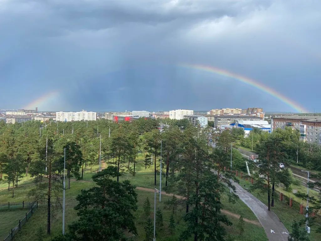 Уютная студия с красивым видом на парк