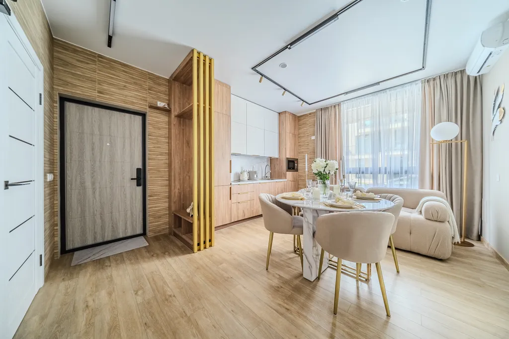 Охтаинн 6-1 с 2 спальнями с сауной и балконом