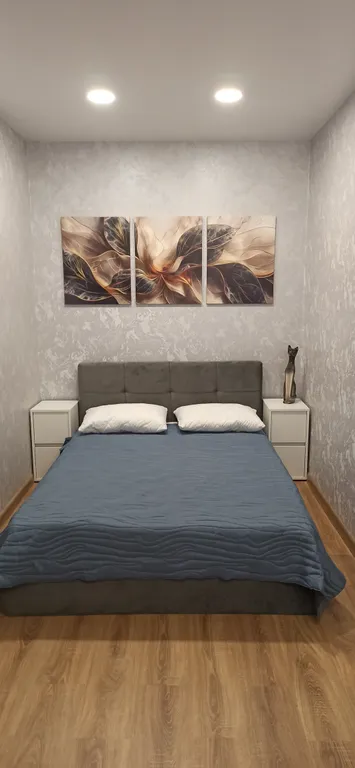 Уютная квартира со свежим ремонтом в спальном районе недалеко от центра