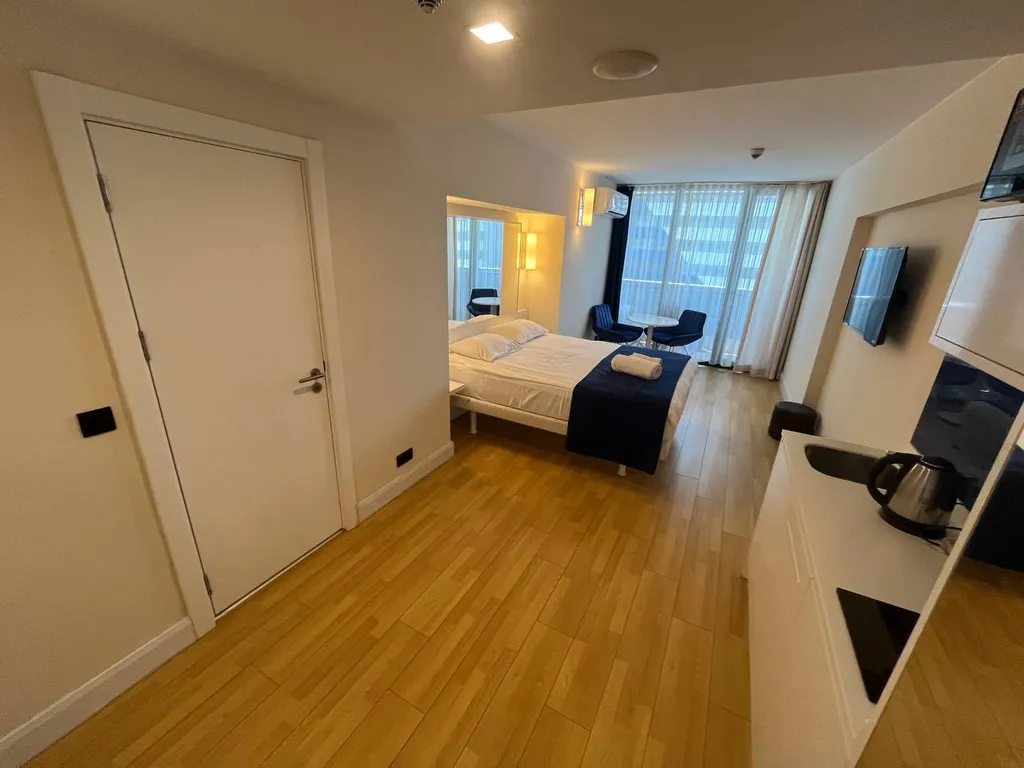 Апартаменты у моря с шикарным видом в Апарт-Отеле Orbi City