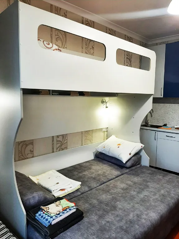 Студия у пляжа с видом на море