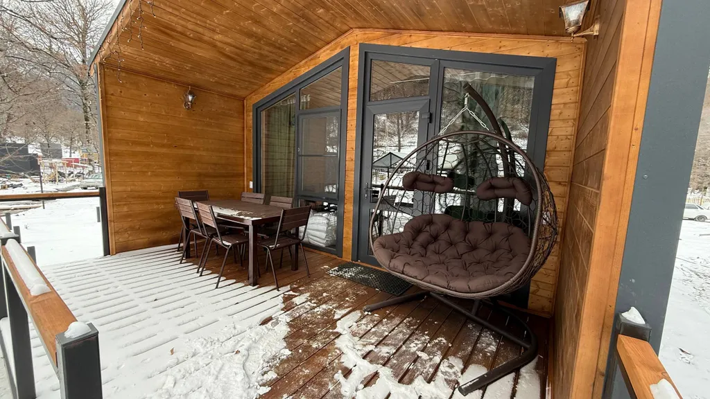 Коттедж Уютный барнхаус с видом на горы и лес — Архыз