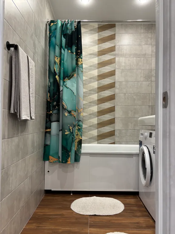 Студия с дизайнерским ремонтом