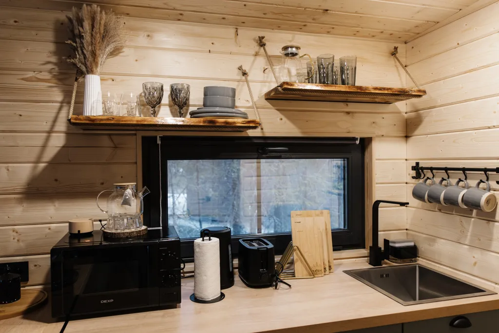 Коттедж с красивым видом из окна