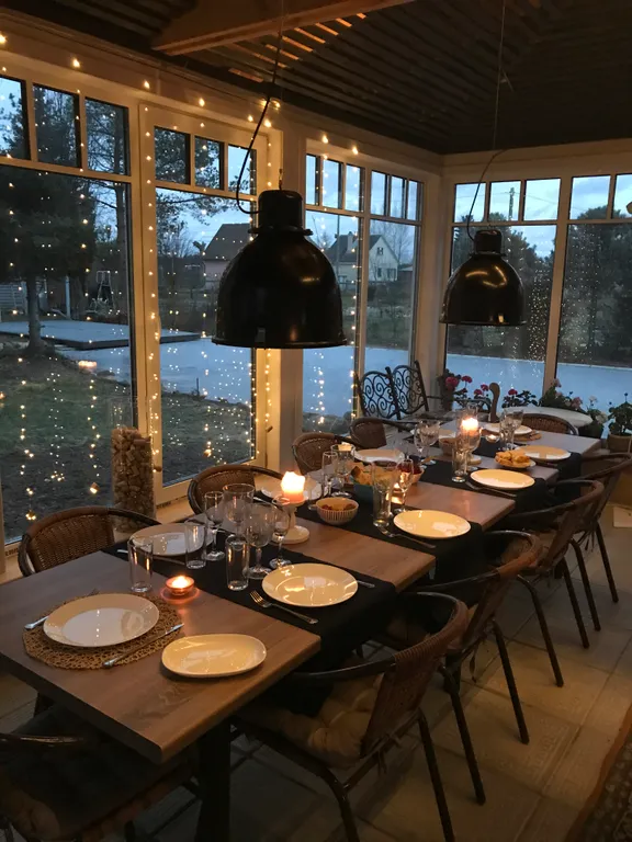 Дом в стиле прованс с камином