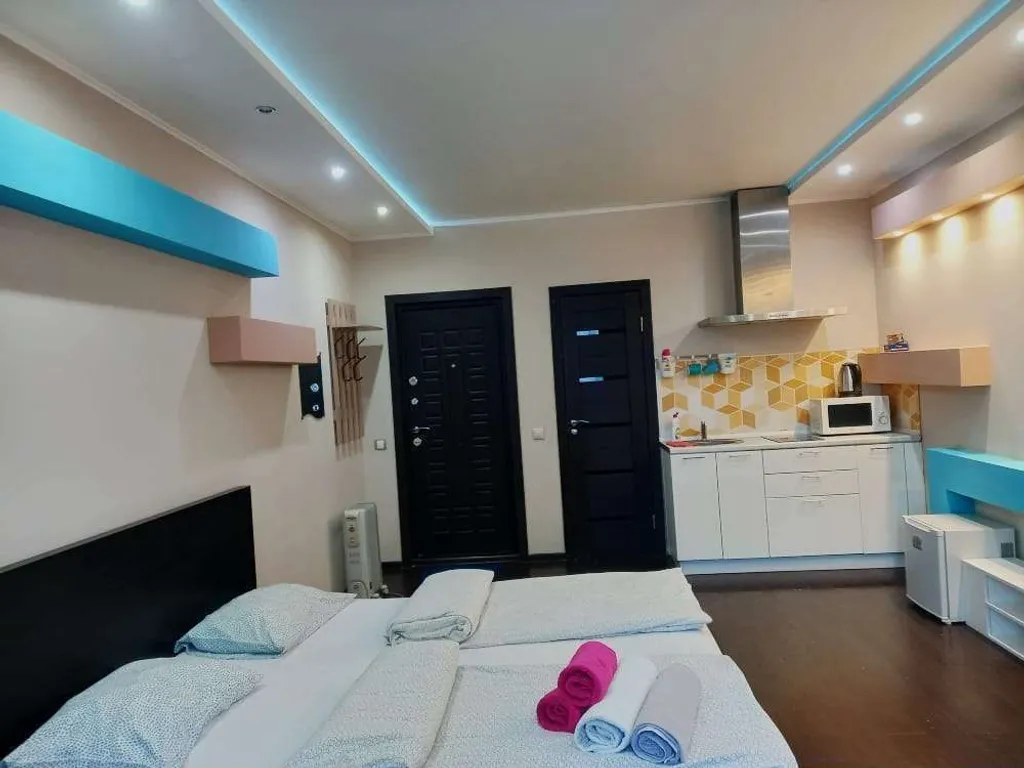 Студия со свежим ремонтом