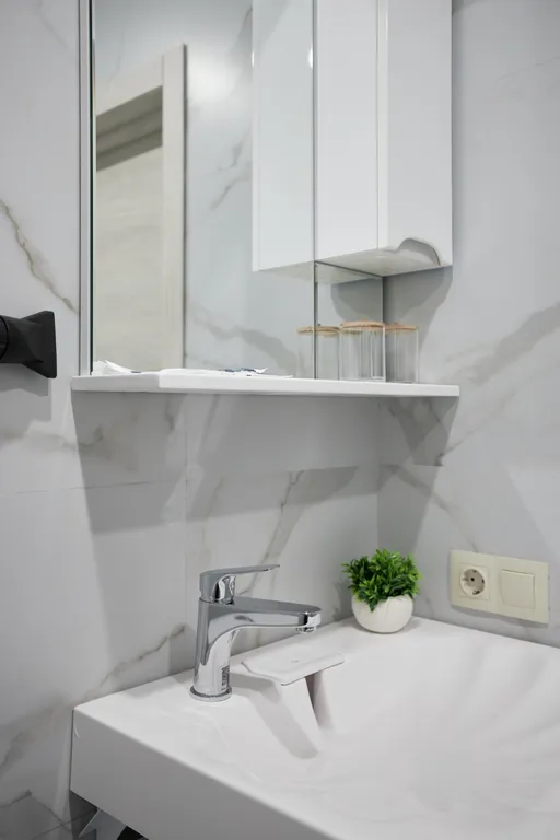 Уютная квартира, балконом, вид на  море