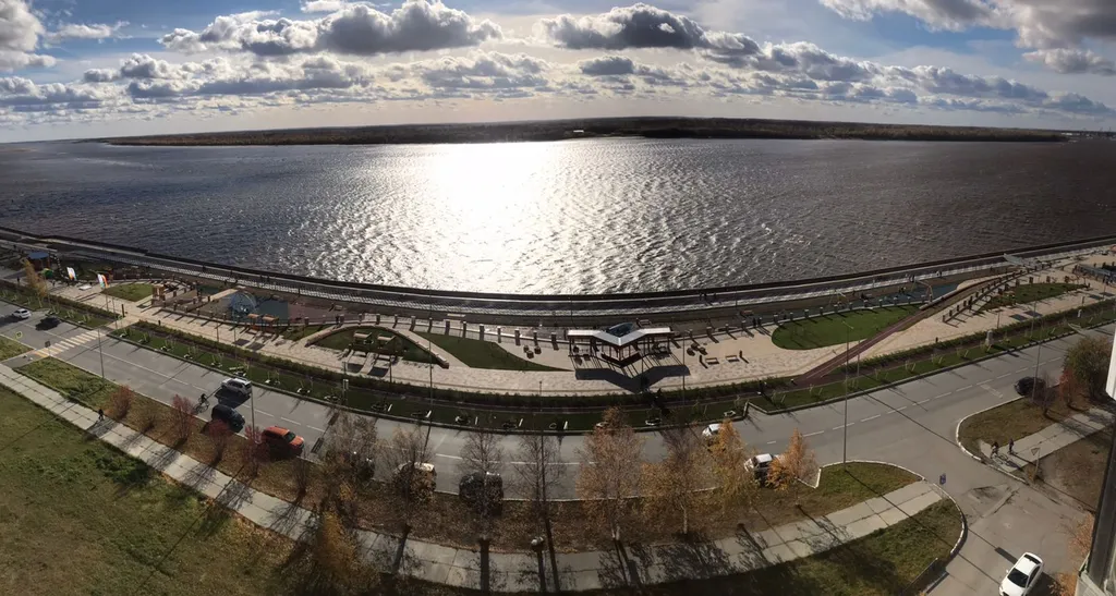 Уютные апартаменты с видом на реку Обь