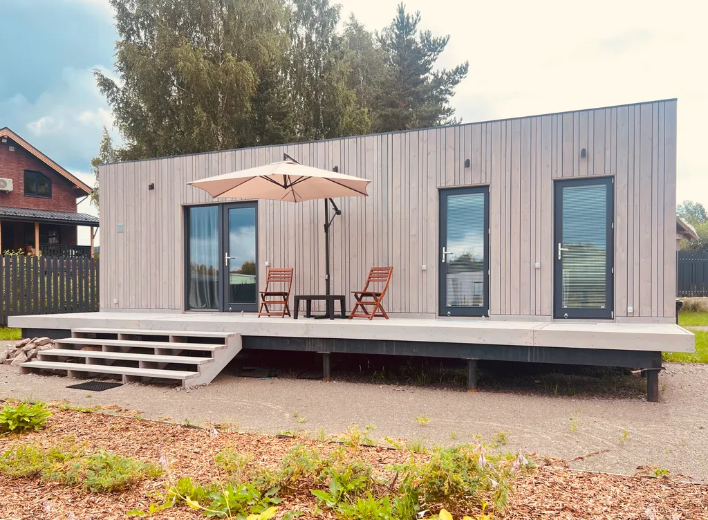 Коттедж Новый уютный домик на лесной опушке в 20 минутах от города — Санкт-Петербург