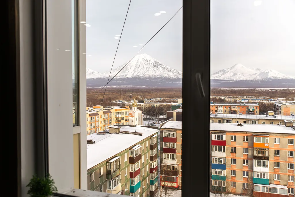 Квартира 1-комнатная Вулканическая Панорама с видом на вулканы и город