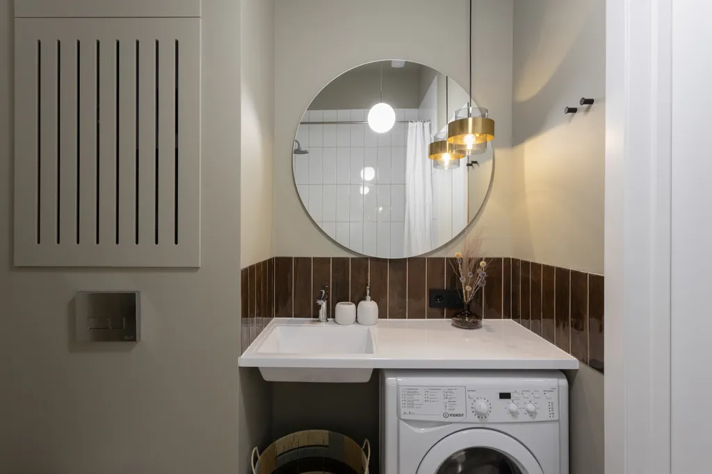 Просторная студия Mosaic brown с балконом для 3 гостей