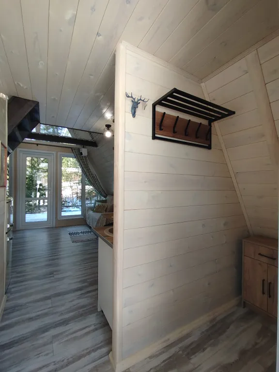 Атмосферный дом шале с видом на лес