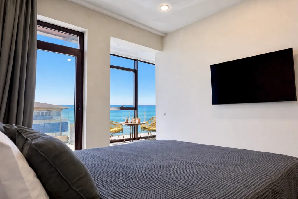 Квартира Квартира Люкс с видом на море и реку с балконом — Лазаревское