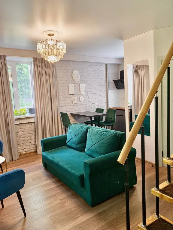 Квартира Квартира Дуплекс изумруд с отдельным входом и парковкой в историческом центре — Ярославль