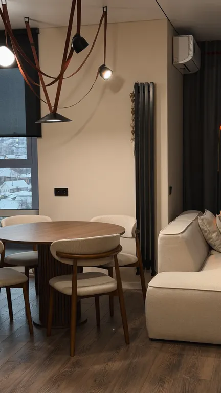 Квартира студия с дизайнерским ремонтом