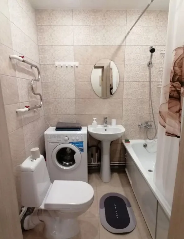 Уютная студия с видом на город