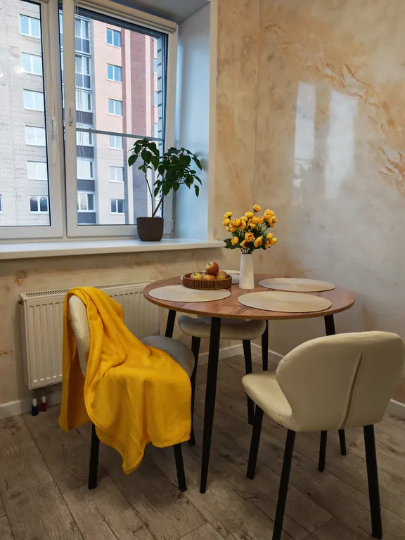 Квартира с новогодней атмосферой в новостройке