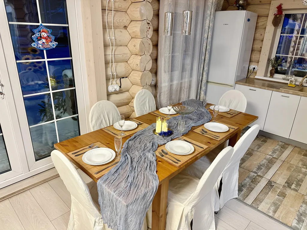 Коттедж Теремок с сибирским банным чаном на новой Риге — Истра