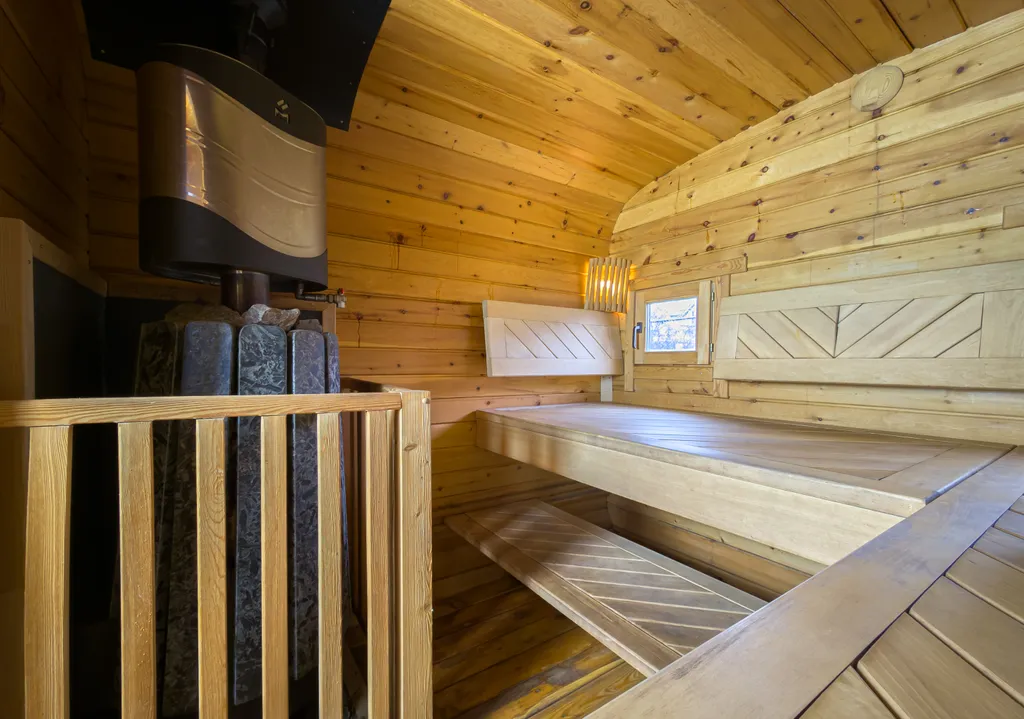 Современная юрта с баней и купелью