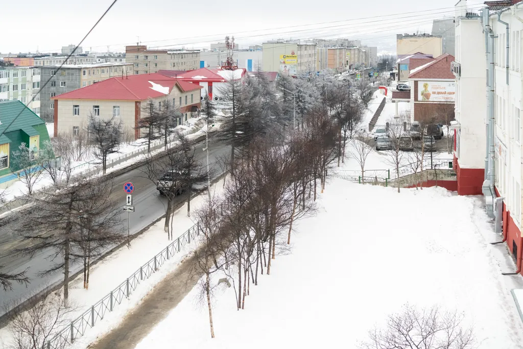 В центре города, 1-кoмнатная квартира