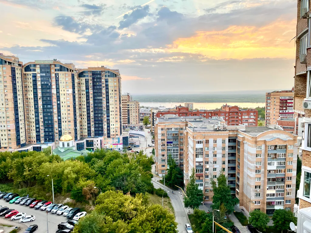 Уютная, красивая квартира с видом на реку Волгу