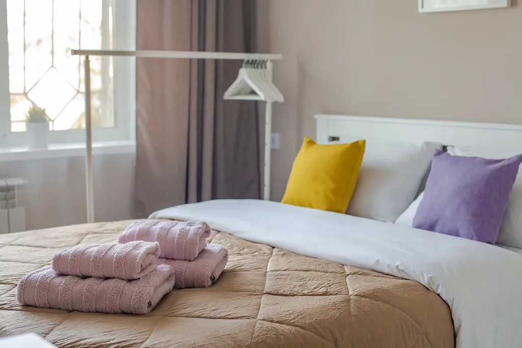 Стильная студия на первом этаже с видом на бухту Золотой рог