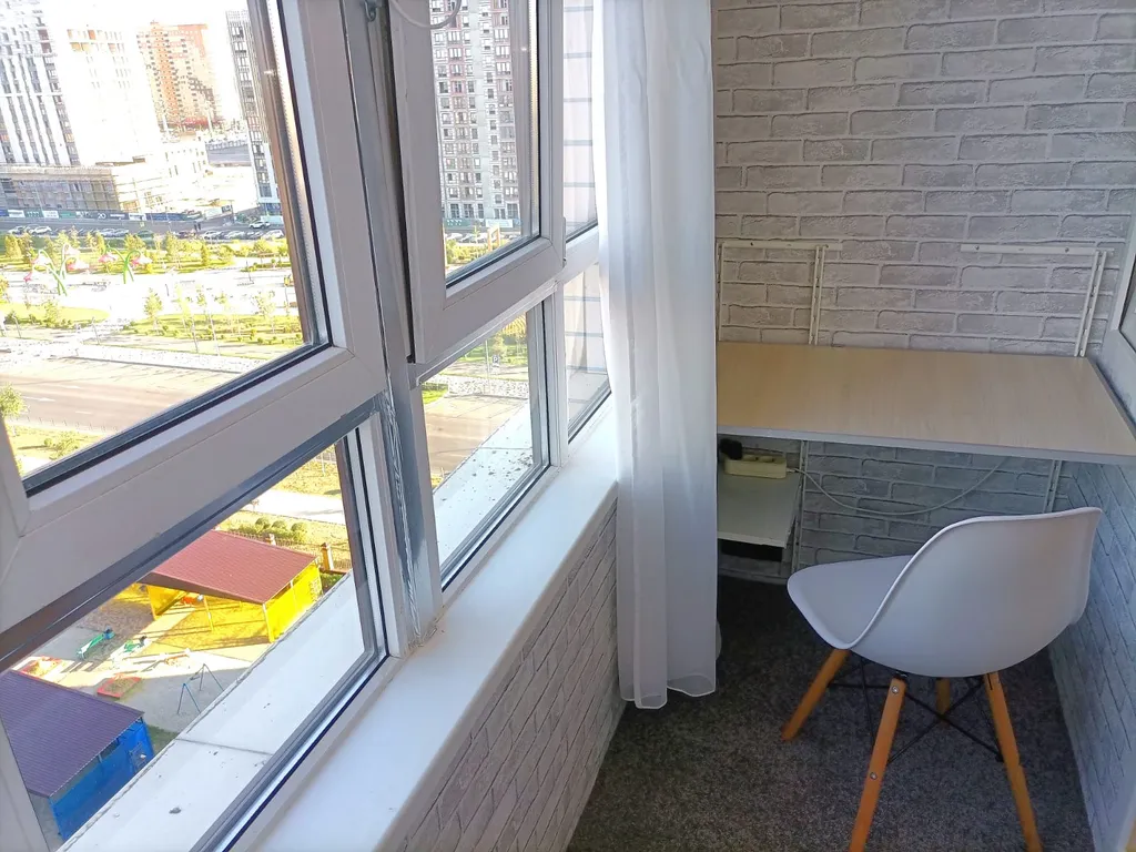 Уютная квартира у фонтана с видом на сквер