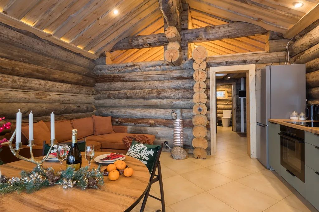 Коттедж из сосны Кело с видом на озеро