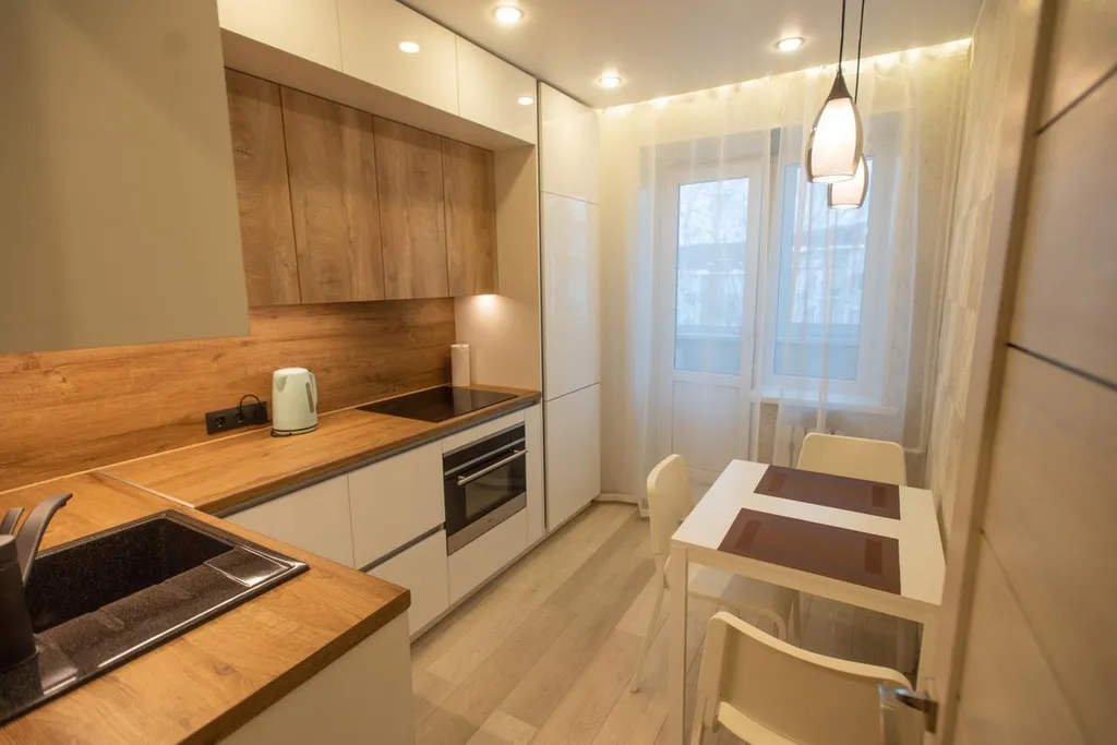 Теплая светлая квартира с видом на вулканы