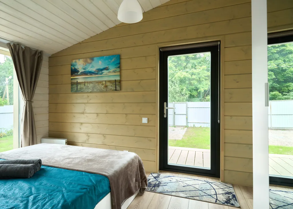 Дом Хвоя с баней с видом на ручей