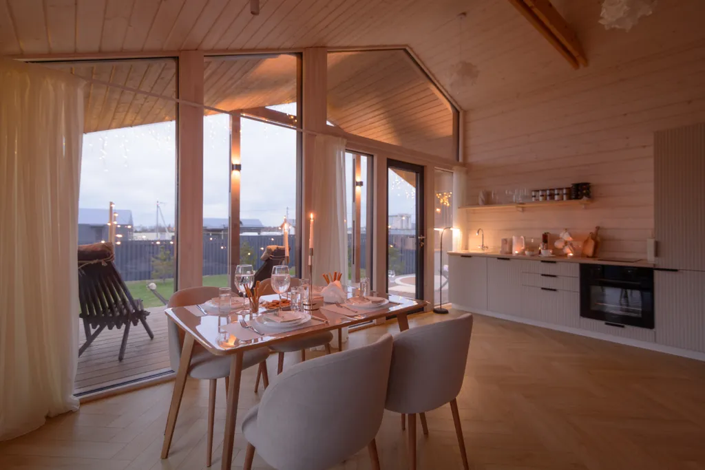 Шикарный дом с панорамной сауной и джакузи на террасе