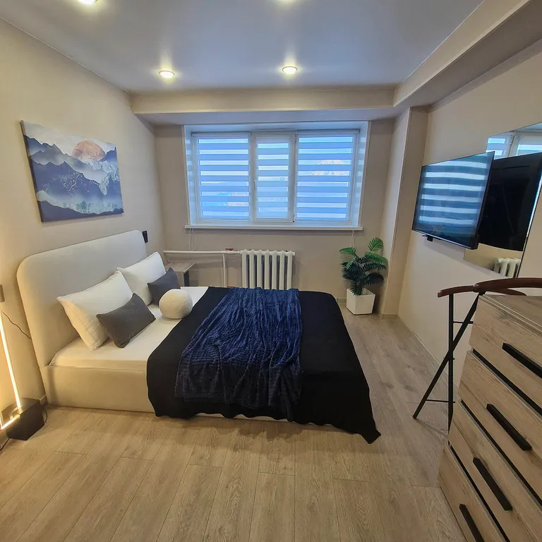 Уютная студия с видом на вулканы