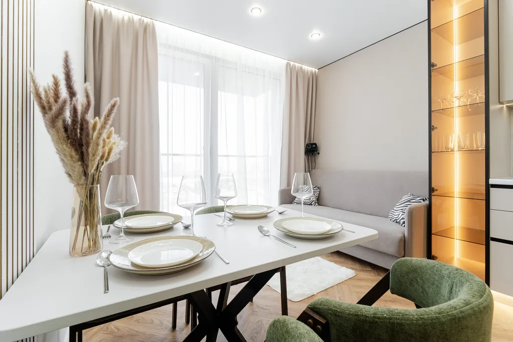 Дизайнерская 1-к квартира с проектором G-Drive Арена