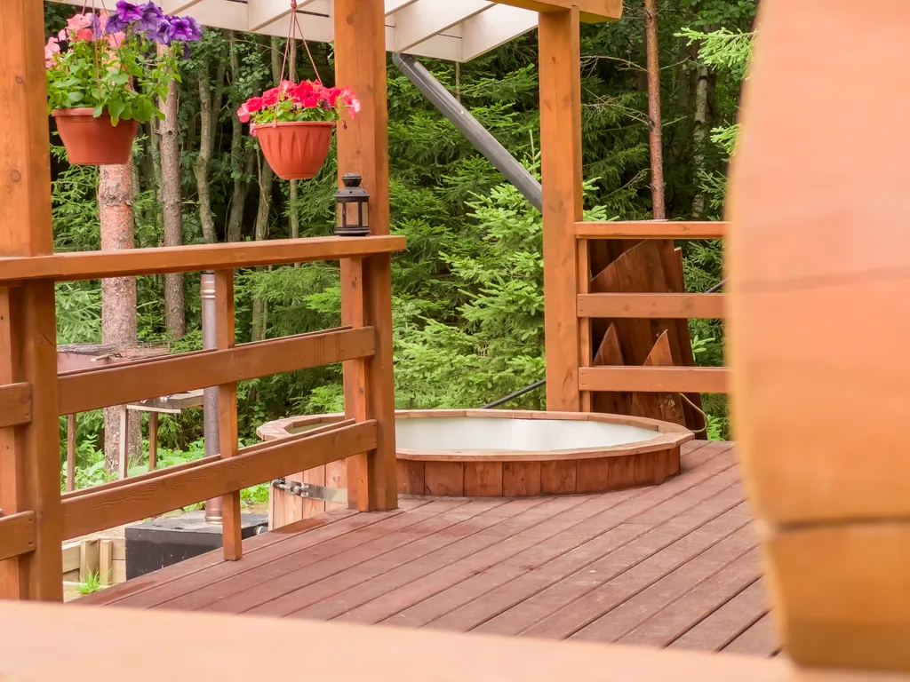 Коттедж Дом с баней и купелью — Агалатово