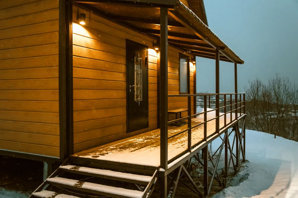 Дом с видом на бухту, вулканы, закаты