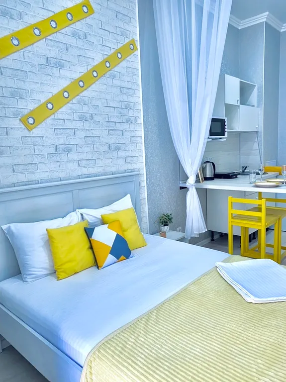 Квартира Квартира Стильная студия Лайм возле парка — Горячий Ключ