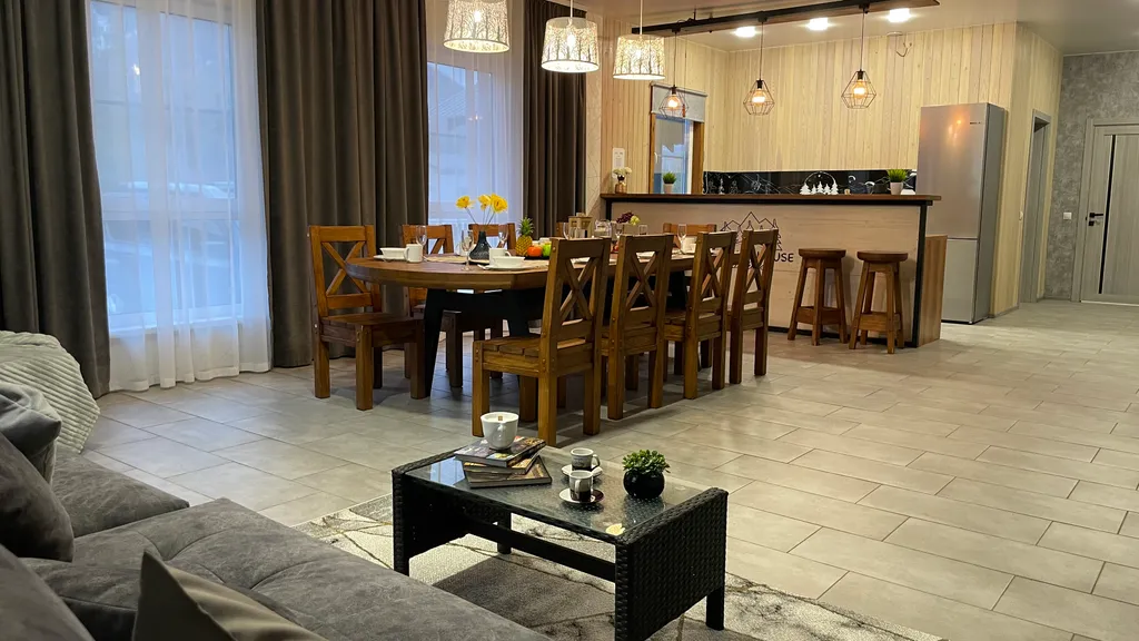 Yousinn, шале lucky house рядом с горнолыжкой манжерок, сауна