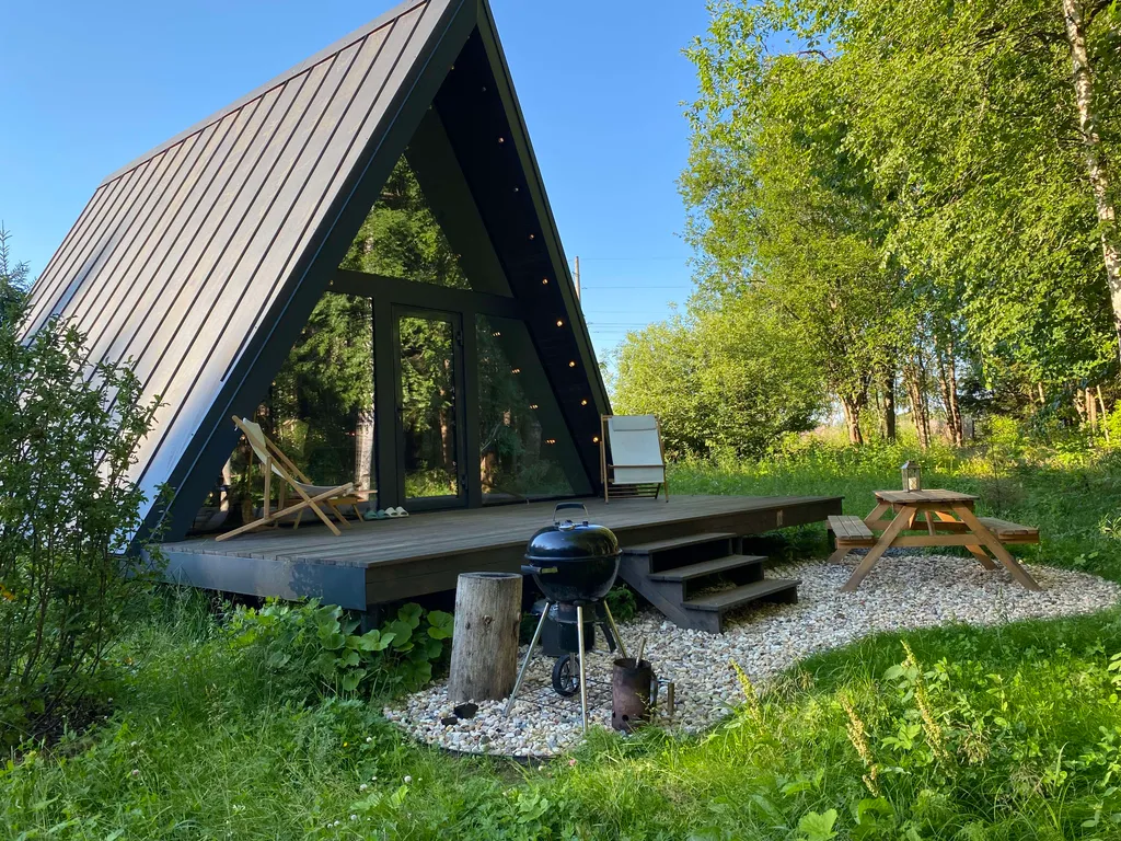 Эстетичная афрейм дача в получасе от Москвы