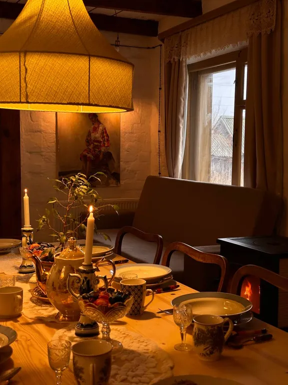 Уютный домик на берегу Волги Изба Купеческая со всеми удобствами