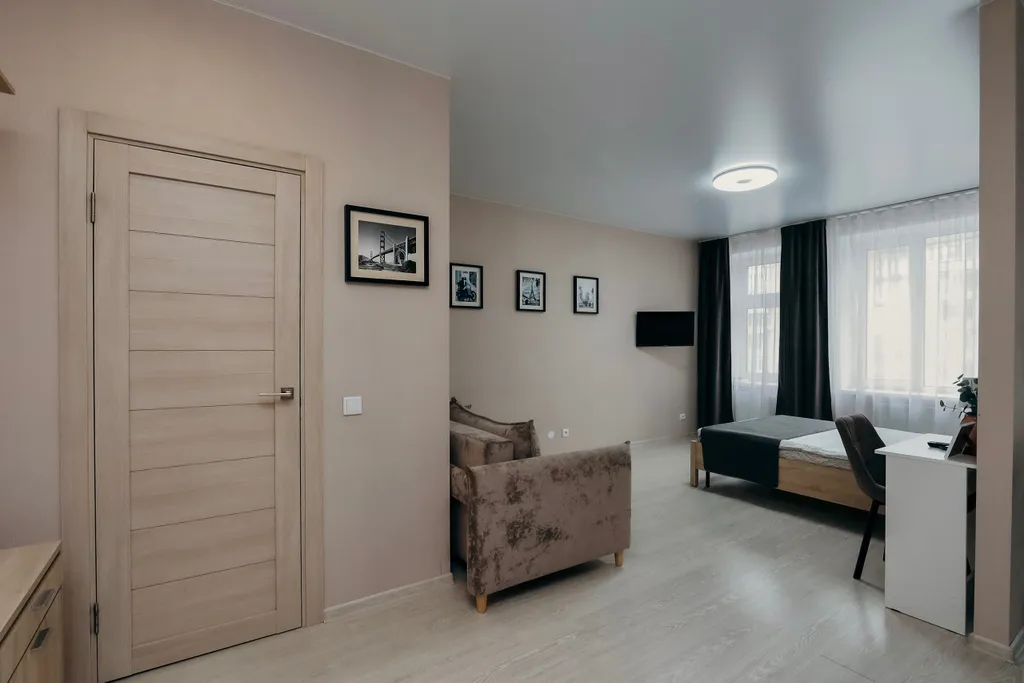 4 Угла: студия в ЖК Ривьера вблизи набережной, Горького, 149