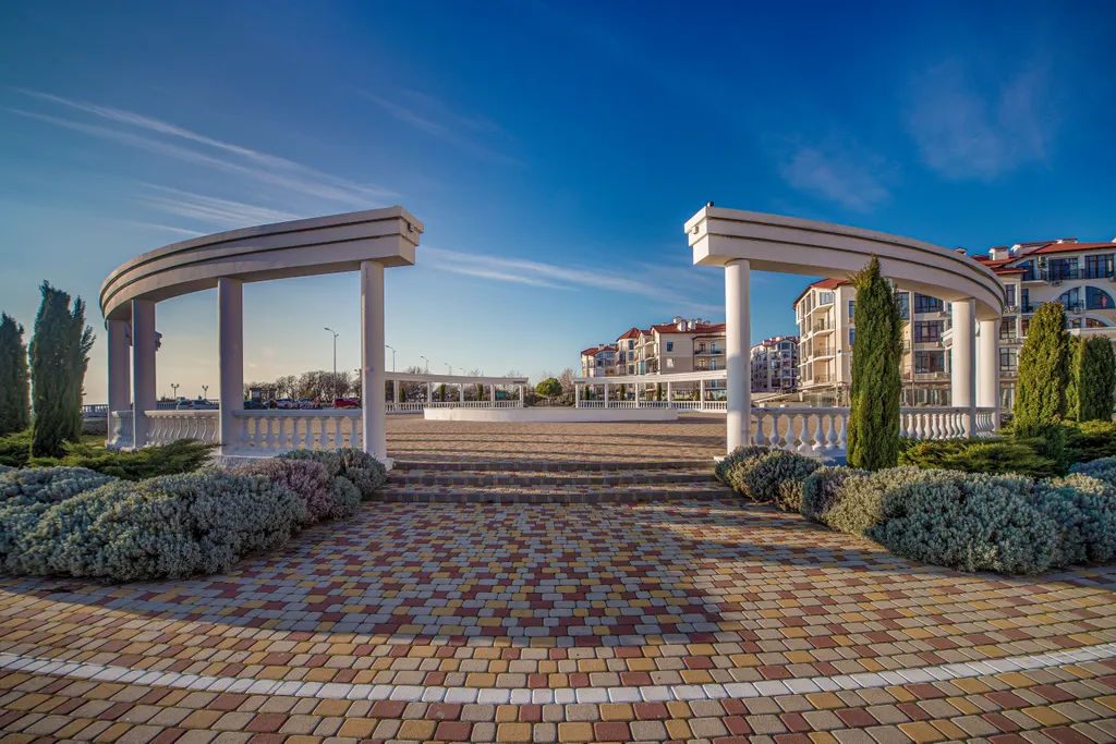 Квартира Уютная с балконом квартира в стиле Прованс в ЖК Черноморский2 — Геленджик